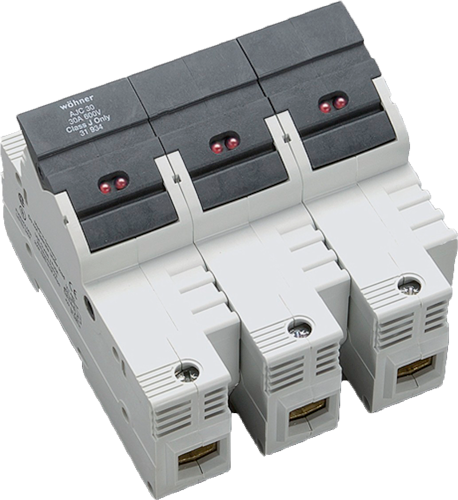 Sprecher & Schuh 31925 3-Pole DIN-rail Easy Switch LED Fuse Holder