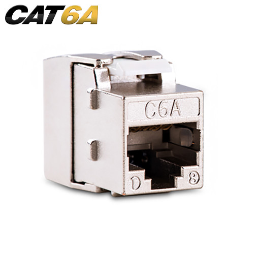 Quest NKJ-7609 Cat6A Shielded 180-Degree Tooless Keystone Jack