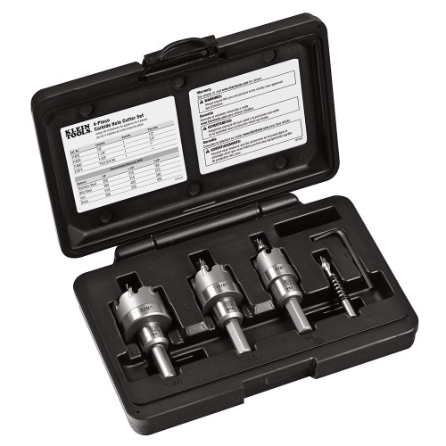 Klein 31872 4-Piece Carbide Hole Cutter Set