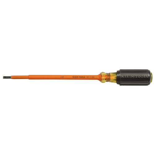 Klein 601-7-INS 7" Insulated 3/16" Cabinet Tip Screwdriver