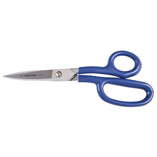 Klein G718LRC 9" Coated Handle Curved Carpet Shears