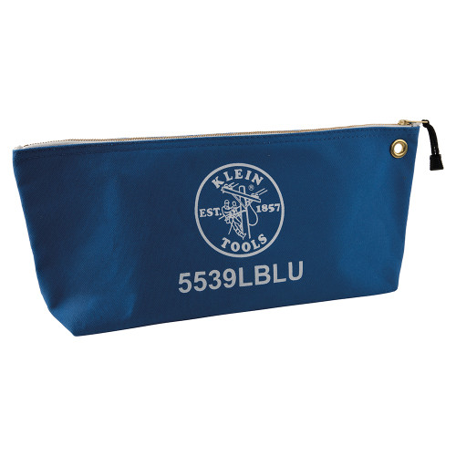 Klein 5539LBLU Large Blue Zipper Canvas Bag