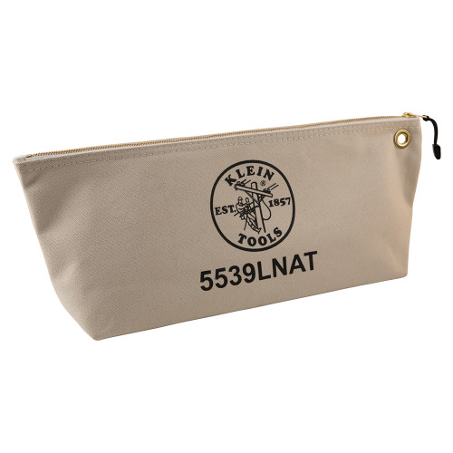 Klein 5539LNAT Large Natural Zipper Canvas Bag