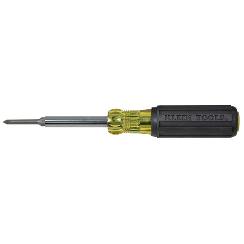 Klein 32559 6-In-1 Extended-Reach Multi-Bit Screwdriver/Nut Driver