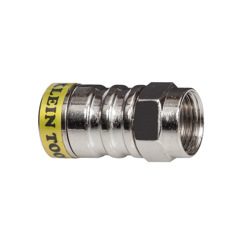 Klein VDV812-627 RG6/6Q Push-On F Connectors, 10 Pack