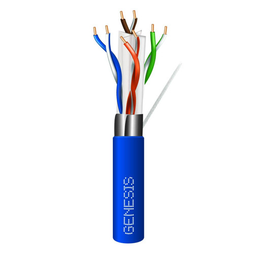 Genesis 53931006 23/4PR Cat6A Blue 1000Ft. Reel