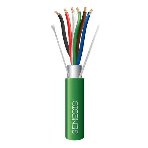 Genesis 32062105 22/6 Stranded Shielded Green 1000Ft. Reel-in-a-Box