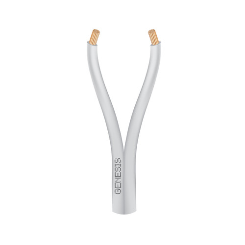 Genesis 10045501 18/2 Stranded ZIP White 500Ft. Pull Box