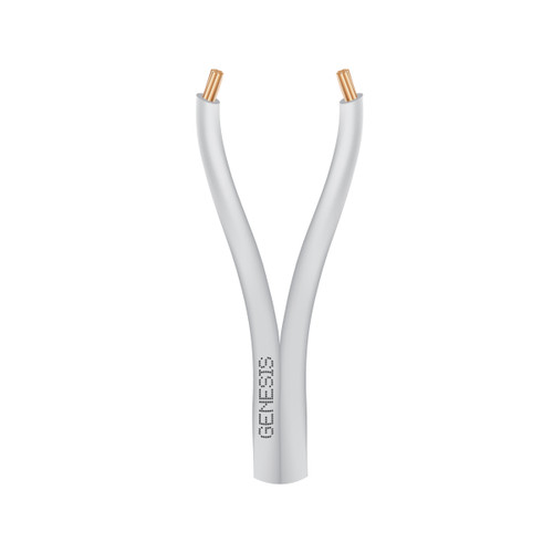 Genesis 10025501 22/2 Stranded ZIP White 500Ft. Pull Box