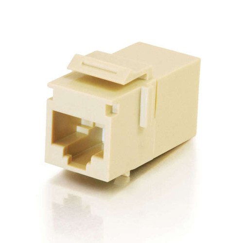 C2G CG03674 RJ45 (8P8C) Coupler Ivory Keystone Insert Module