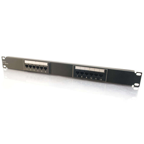 C2G CG03850 12-Port Cat5E 110-Type Patch Panel