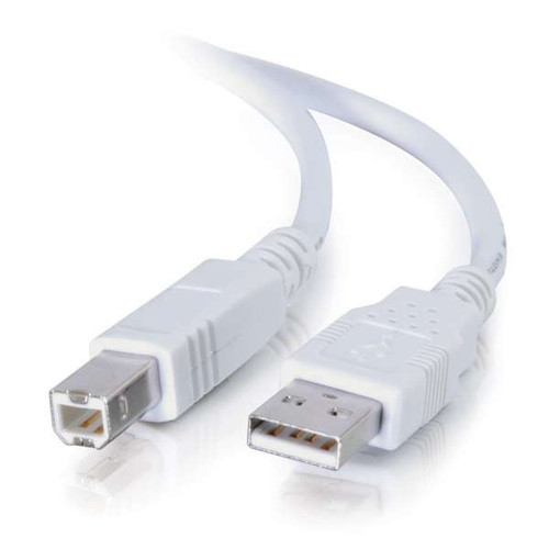 C2G CG13401 5M (16.4Ft) USB 2.0 White A/B Cable