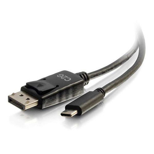 C2G CG26904 12Ft 4K 30Hz Black USB-C to DisplayPort Adapter Cable