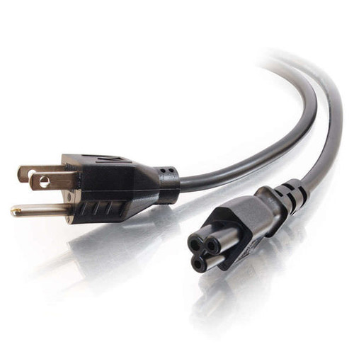 C2G CG27400 6Ft 18 AWG 3-Slot Laptop Power Cord