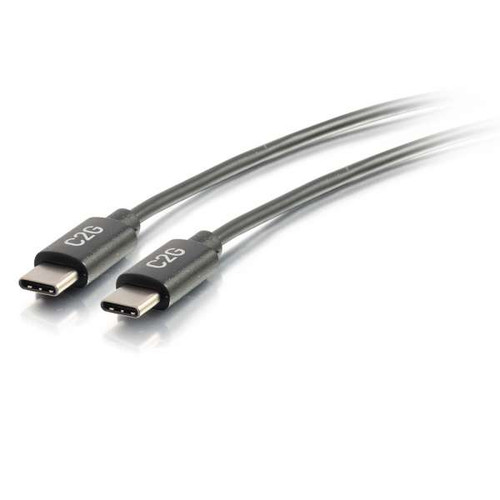 C2G CG28825 3Ft USB-C 2.0 Male to Male Cable
