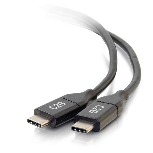 C2G CG28828 6Ft USB-C to C 2.0 Male to Male Cable