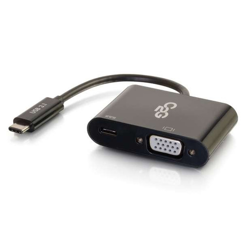 C2G CG29533 USB-C to VGA Video Multiport Adapter