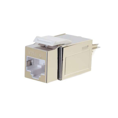 C2G CG35217 90 Degree Cat6 RJ45 UTP Shielded Silver Keystone Jack