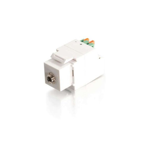C2G CG37035 3.5MM 2-Conductor Keystone Adapter