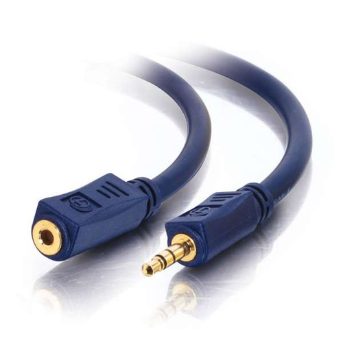 C2G CG40611 50Ft Velocity 3.5MM M/F Stereo Audio Extension Cable
