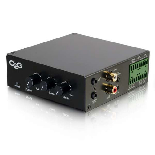 C2G CG40881 25/70V 50W Plenum Rated Audio Amplifier