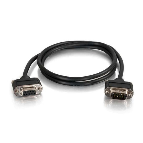 C2G 52185 10Ft Serial RS232 DB9 M/F In-Wall CMG-Rated Null Modem Cable