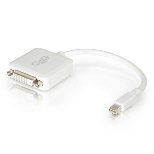 C2G CG54312 8" Mini DisplayPort Male to Single Link DVI-D Female Adapter Converter