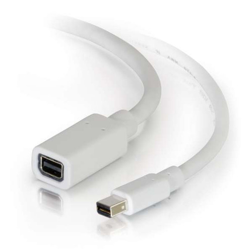 C2G CG54414 6Ft Mini DisplayPort Extension White M/F Cable