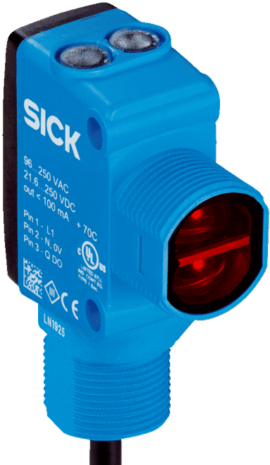Sick 1101656 HTE18B-L1G1AB Hybrid Photoelectric Sensor