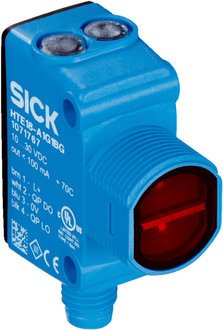 Sick 1073691 HL18-W3A3BA SureSense Hybrid Photoelectric Sensor