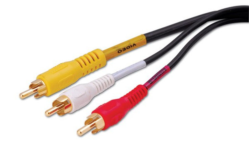 Vanco DKE25 25ft. Triple RCA Composite Audio/Video Cable