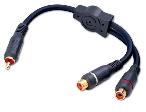 Vanco AGP3F 6ft. RCA Metal "Y" Cable Adapter