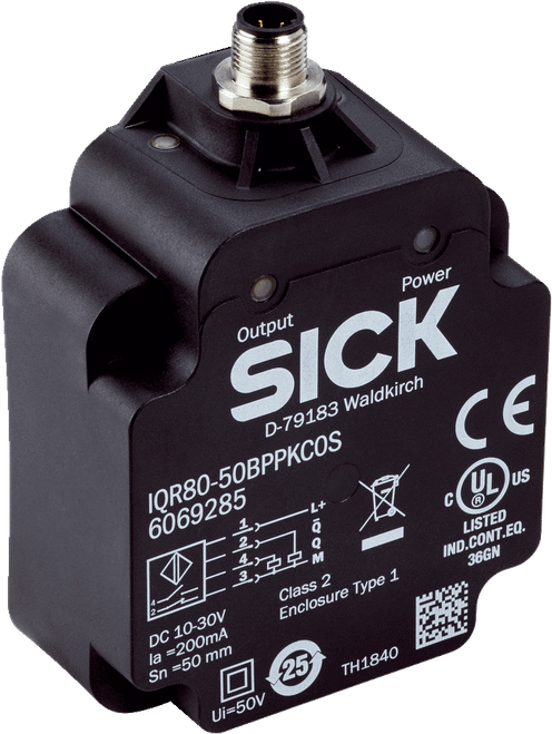 Sick 6069285 IQR80-50BPPKC0S Inductive Proximity Sensor