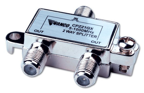 Vanco CPZ31G 3 Way Signal Splitter