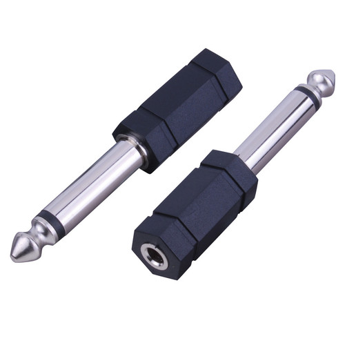 Vanco AD511 1/4" Mono Plug 3/5mm Mono Jack Adapter