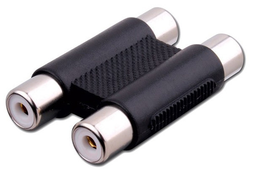Vanco AD545 Dual RCA Female Jacks to Dual RCA Female Jacks Coupler