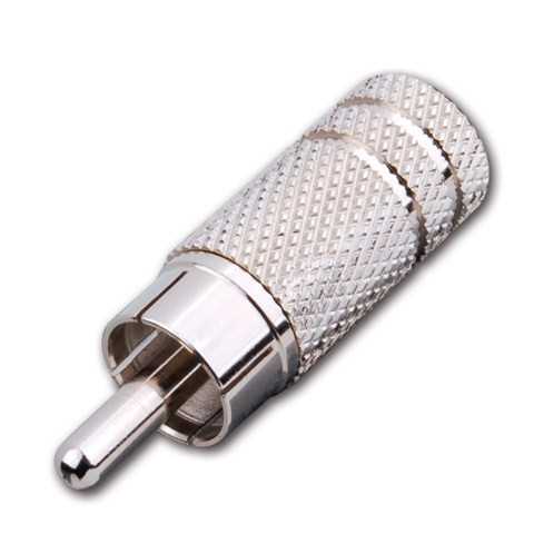 Vanco PP5 Nickel Plated RCA Male Plug