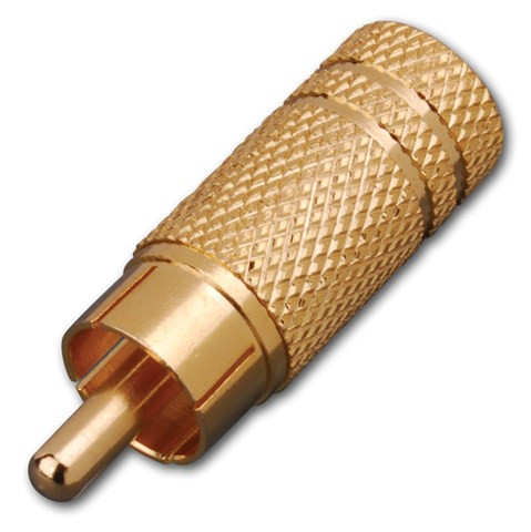 Vanco 110002 Gold Plated RCA Male Plug