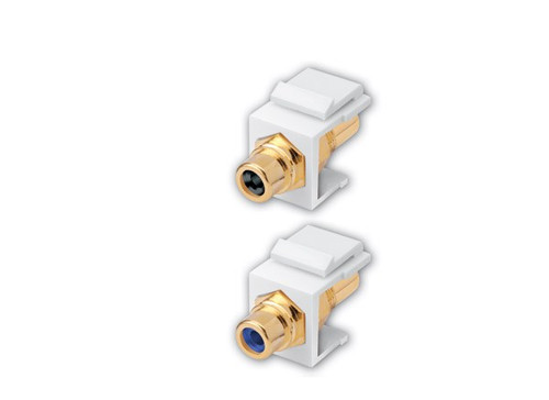Vanco 820612 Black RCA Keystone Insert