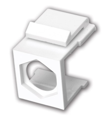 Vanco 820446 Black Blank Keystone Hex Hole Insert, 5 Pack