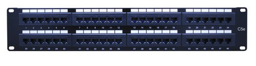 Vanco 820548 48 Port 2U Category 5E Patch Panel
