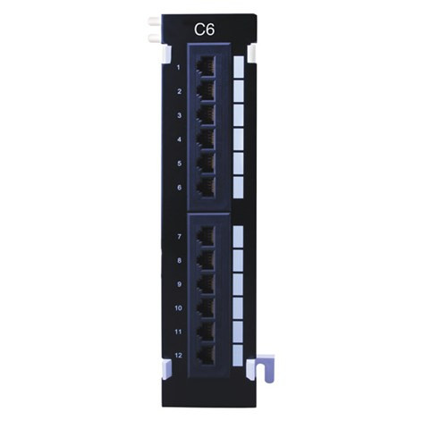 Vanco 820672 Category 6 12 Port Mini Patch Panel