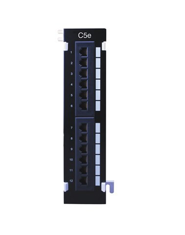 Vanco 820572 Category 5E 12 Port Mini Patch Panel
