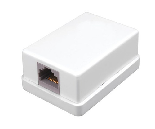 Vanco 820350 Ivory Single Surface Mount Housing