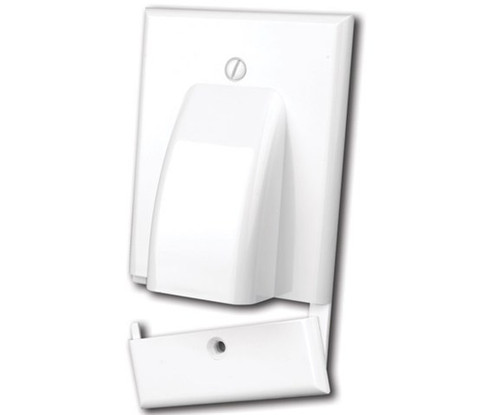 Vanco 120625 Hinged Bulk Cable Dual Almond Wall Plate