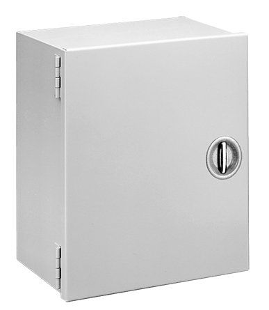 Hoffman A24N246LP Type 1 Hinge-Cover Recessed-Handle Enclosure