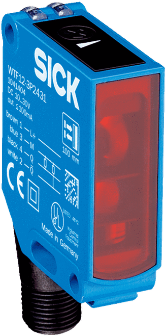 Sick 1061909 WTF12-3P2441S64 Small Photoelectric Sensor