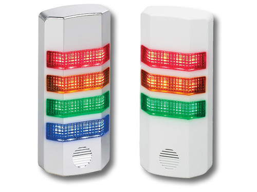 Federal Signal SCB-024TC White Tri-Color SemiStat LED Status Indicator