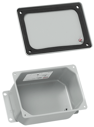 Hoffman A843DSC Type 4 Flat Screw-Cover Junction Box