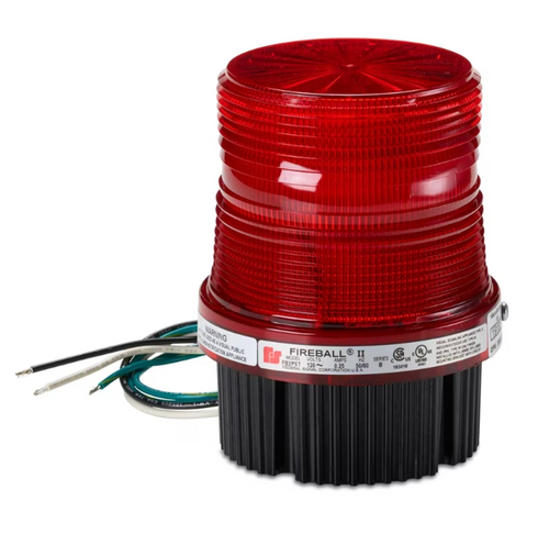 Federal Signal FB2LED-120-240R 120-240VAC Red Fireball LED Light
